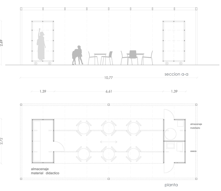 Nueva Ludoteca para Balazote (Interior - Exterior).